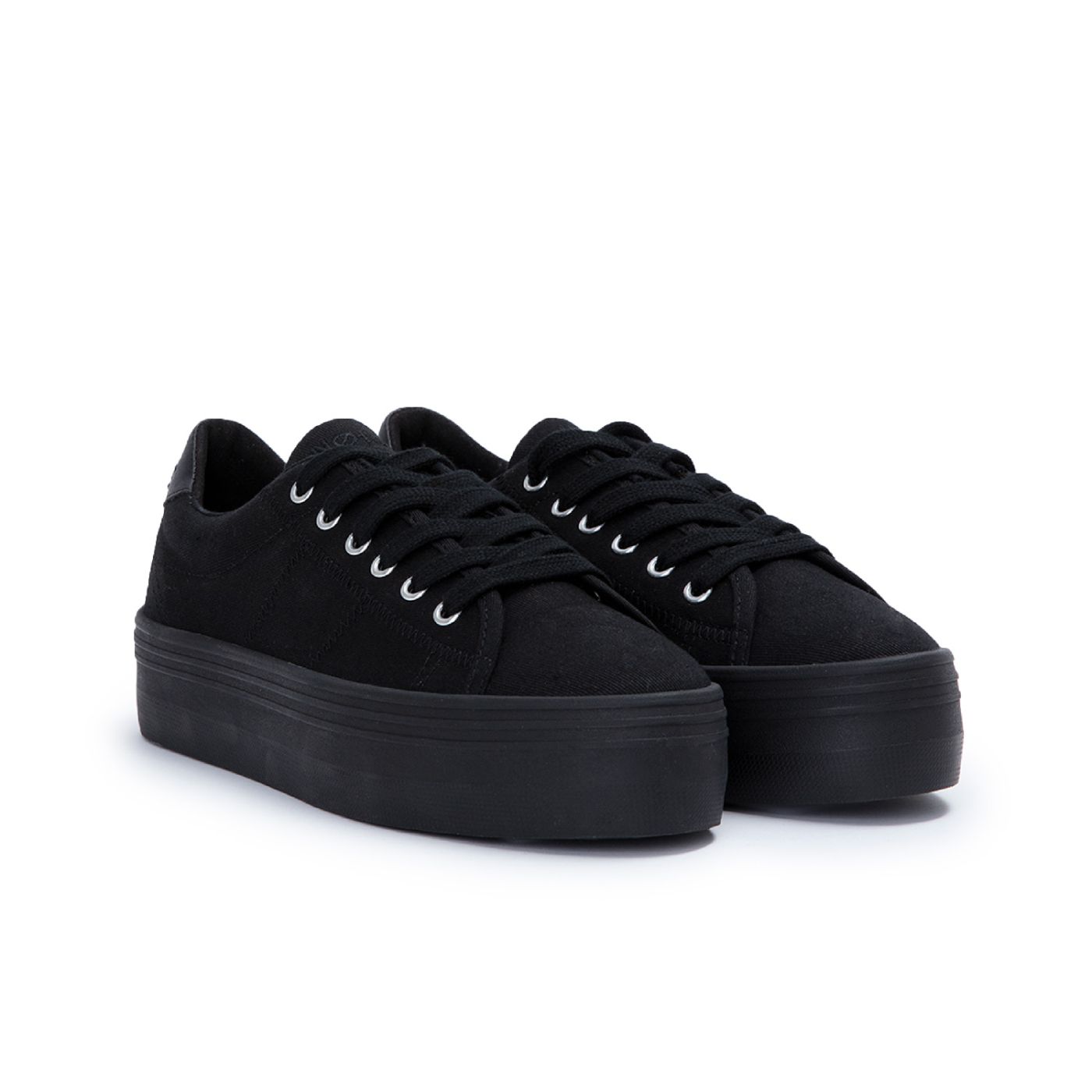 PLATO M SNEAKER  -  CANVAS  - NERO